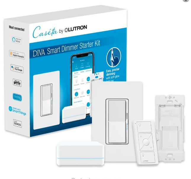 DVRF-BDG-1D  CASETA DIVA SMART DIMMER  LUTRON