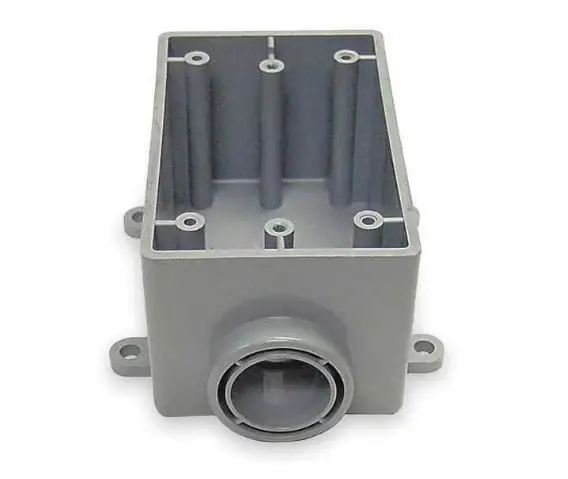 5133365  1" Weatherproof Electrical Box, 22.5 cu in, FSE Box Type, 1 Gang, PVC, Rectangular Shape