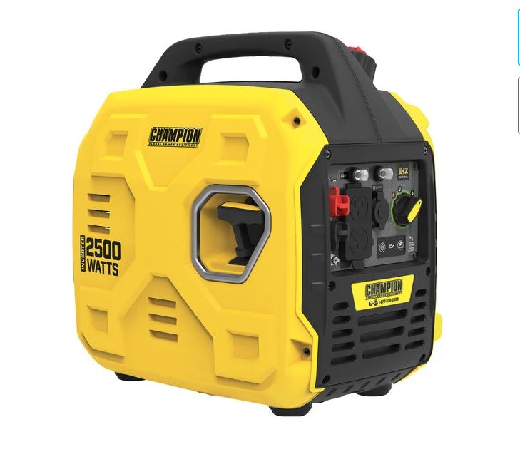 200950 GENERATOR INVERTER 2500W VATIOS DE ARRANQUE 1850W VATIOS CONTINUO CHAMPION