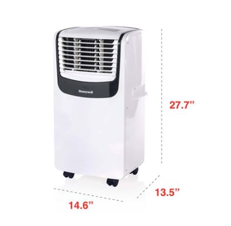 MO0CESWK7  Honeywell Honeywell 10, 000 BTU Portable Air Conditioner, Dehumidifier & Fan - White/Black 450  square feet