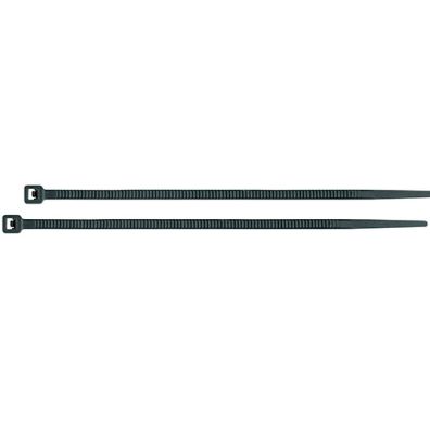 44327  10'' 50 lb Black Plastic Cable Ties (50 Pcs)