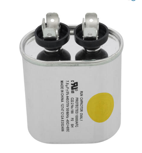 LCR7.5X440  OVAL RUN CAPACITOR  7.5 X 440 