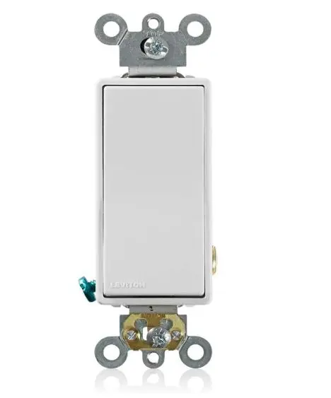 TAN-D7230W  3-WAY 20A 120V COMMERCIAL GRADE DECORATOR SWITCH