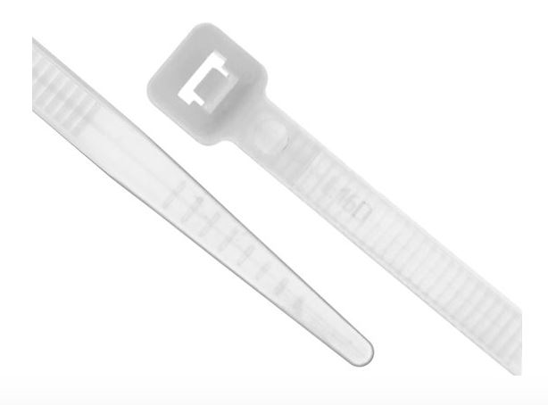 44304-12306   8''  Cable Ties In Poly Bag,  (50pcs)