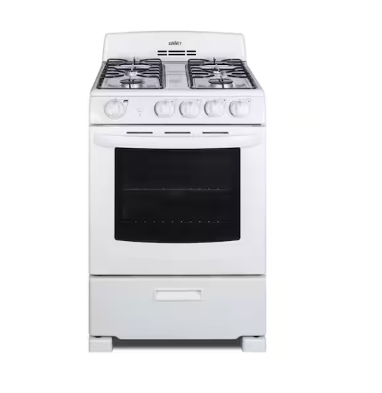 RGAS300DMWW   24 in. 2.9 cu. ft. 4 Gas Range Burners in White STOVE COCINA