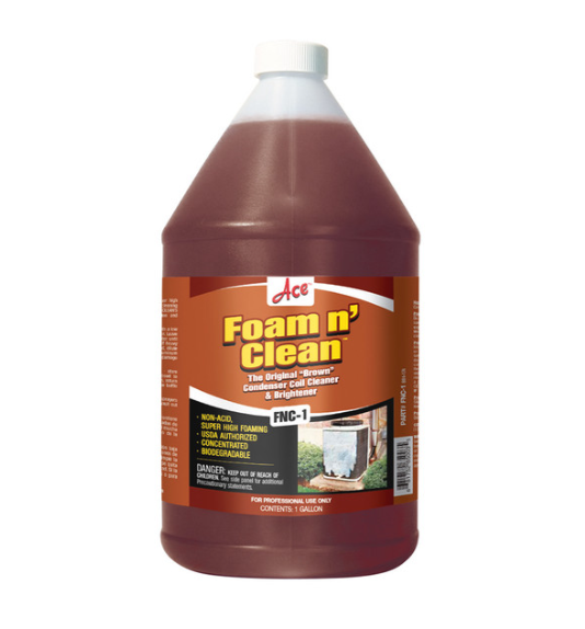 FNC-1   ACE® FOAM N’ CLEAN® (FNC) CARMELITA ACIDO CLEANER Super high foaming, deodorized, biodegradable, alkaline