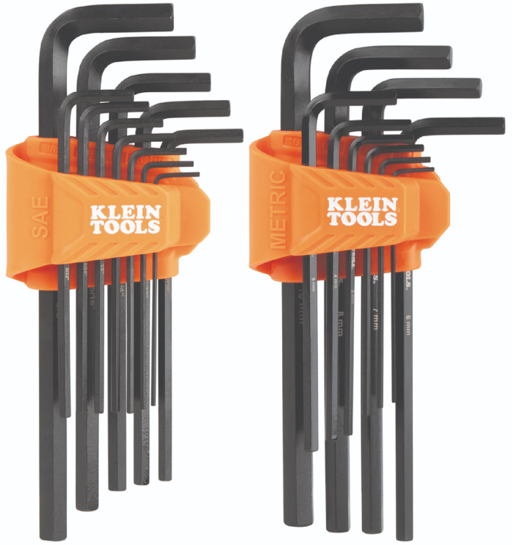 [LS22] LS22   KLEIN TOOLS LONG HEX KEY SET L-STYLE 22 PIECES