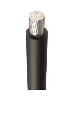 ALUMINUM500   CABLE ALUMINUM #500  500MCM, Stranded, XHHW Wire, Aluminum, Black, 1 Conductor, Cut Length