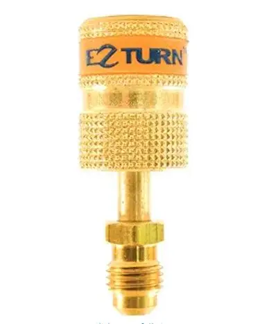 EZAB  Uniweld EZAB EZ-Turn Anti-Blowback Adapter, 1/4" M.F. x 1/4" FF Straight