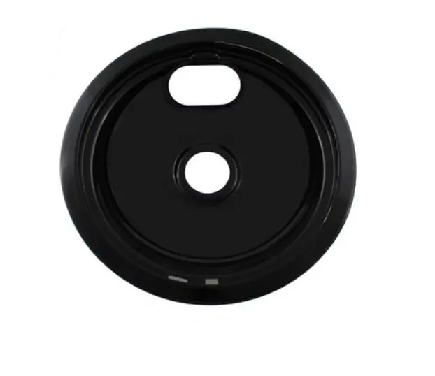 DP0350   8″ PORCELAIN PAN BLACK Used on Whirlpool models PLATO