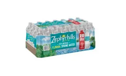  13011 19365  ZEPHYRHLLS  WATER  Natural Spring Water - 40/16.9