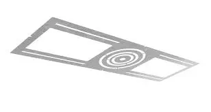 RIP4-6  FLAT ROUGH IN PLATE FOR ALL 4" Y 6" TRIN PARA LIHGT DE 4 Y 6 INCH 