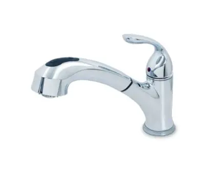 BHN-K53C  CHROME PULL-OUT KITCHEN FAUCET BALDOR HANFORD COLLECTION  LLAVE  FREGADERO VALVE 
