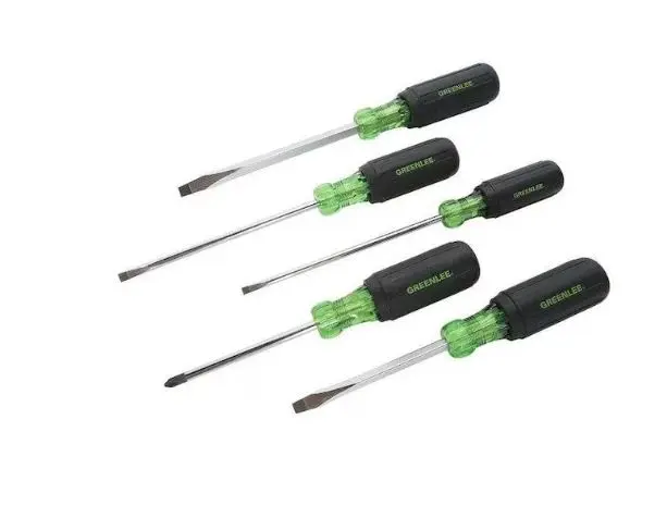0153-01C   5-PIECE  SCREWDRIVER SET GREENLEE