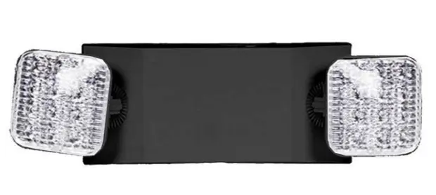 EMERGENCY REGULAR BLACK EL-1-BK   1.2WX2 LARGE-HOUSING DUAL -HEAD EMERGENCY LIGHT 120/277V BLACK WESTGATE