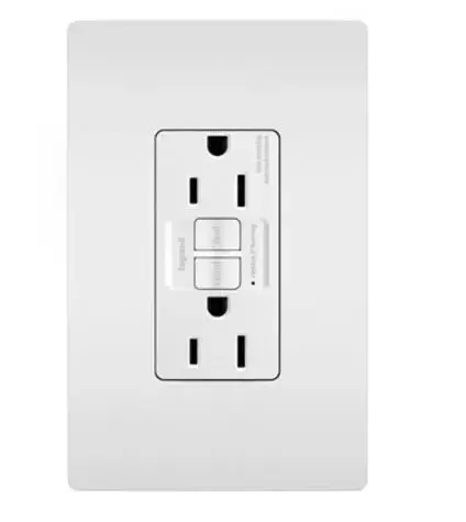 GW15  GFCI T/R W/R 15A  Ampere Self-Test GFCI Electrical Outlet