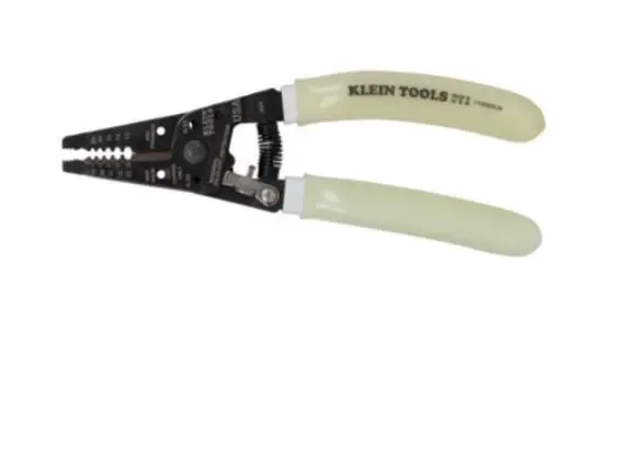 11055GLW   HIGH-VISIBILITY KLEIN-KURVE WIRE STRIPPER/CUTTER KLEIN TOOLS