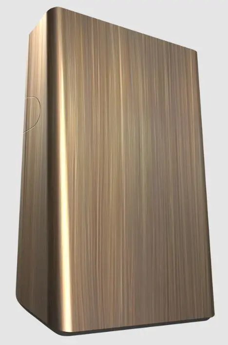 SLIMBR SLIM FA CCT 3000K/4000K/5000K 26/18/12W 0-10V 120-277V BRASS RAB LIGHT