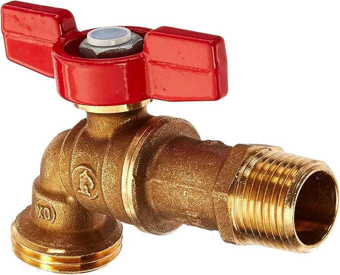 107-167NL  1/2'' NO LEAD FORGED BRASS 1/4-TURN BALL-TYPE HOSE BIBB VALVE