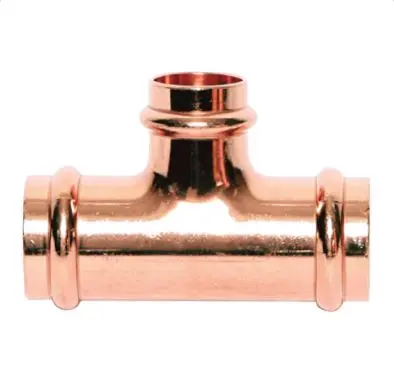 450-219P  TEE  1-1/2''X 1-1/2''X 3/4'' Copper reducing  Press Red Tee