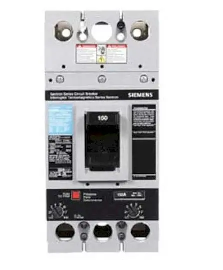 FXD62B150   2 Pole, 150 Amp, 600 Volts AC SIEMENS  MCCBNEW Bolt-On 600V 150A 2 pole circuit breaker 35kA@480V 