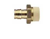 EPXCPVC34  3/4 in. Brass PEX-A Barb x 3/4 in. CPVC Straight Adapter