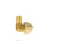 EPXDEE34  1/2 in. Brass PEX-A Barb x 1/2 in. FNPT Female Swivel 90º Elbow