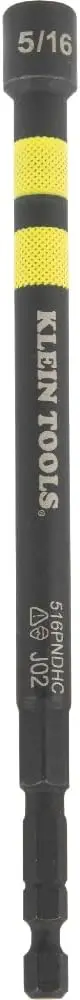  516PNDHC   Klein 5/16-Inch Hollow Magnetic Color-Coded Power Nut Driver Tools- Destornillador magnético 