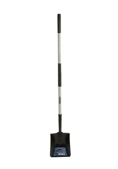 31657   Square Point Shovel, Long Handle, Fiberglass