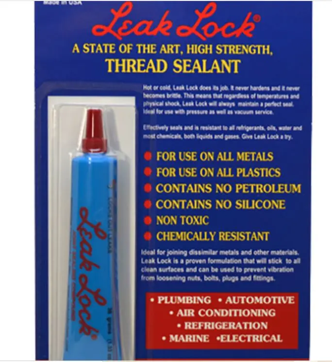 HS10002  LEAK LOCK BLUE Line Repair LOCK,LEAK,1 OZ,TUBE