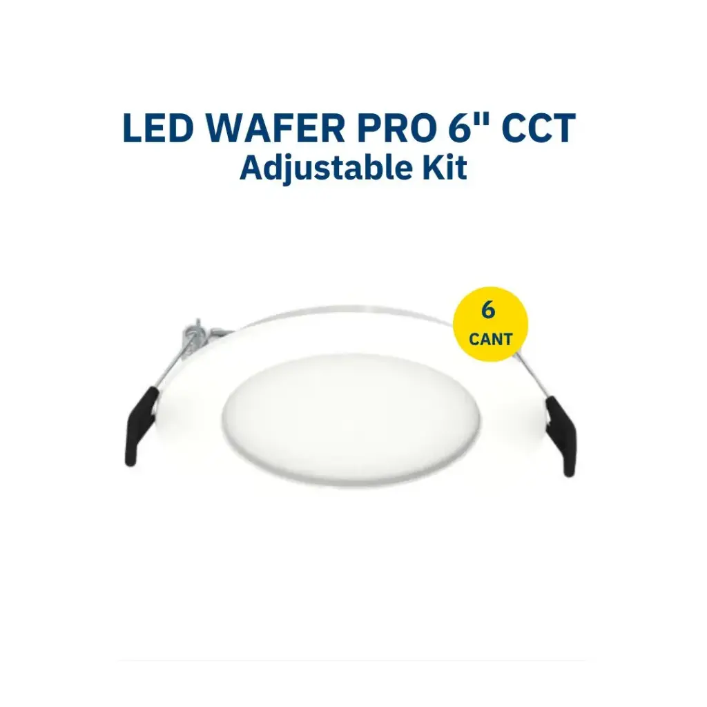 LED Wafer Pro 6" CCT Adjustable Kit