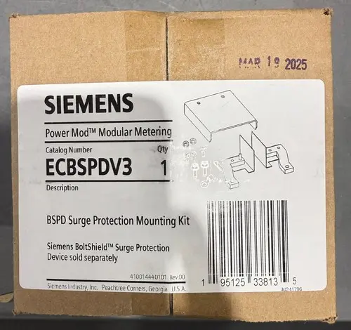 ECBSPDV3  Surge Protective Device Field Installation Mounting Kit SIEMENS