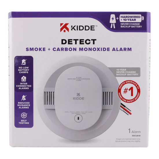 30CUA10 DETECT SMOKE+CARBON MONOXIDE ALARM [ BATERIA LITHUM ] KIDDE