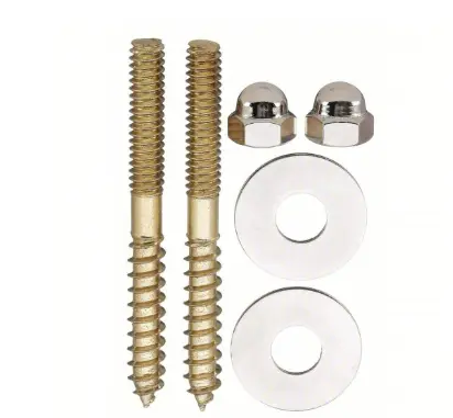 68-7326  TOILET SCREW BRASS 