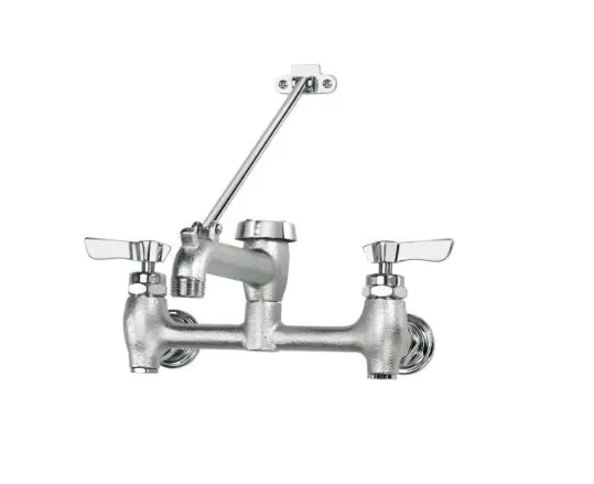 33109  16-281  Silver Series Service Sink Faucet with 6-1/2" Vacuum Breaker Spout valve