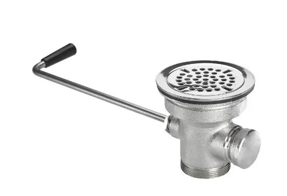 22-204  3-1/2" Twist Waste Drain with 1-1/4" Overflow Outlet VALVE