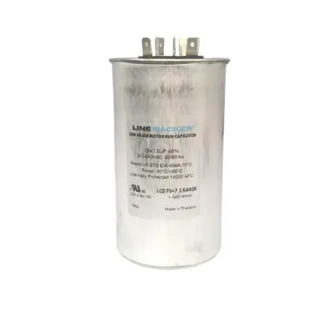 LCR7.5X440R  CAPACITOR LB ROUND RUN CAPACITOR        7.5 MFD X 440V