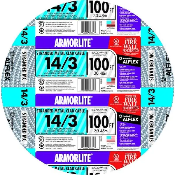 [ROMEX14/3ROLLO] ROMEX14/3ROLLO  NM-B  Wire – 14 AWG 3 Conductors with Ground, 250 ft Coil-