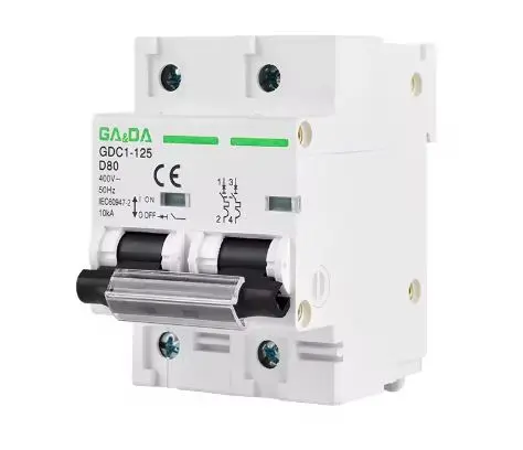 AC Circuit Breaker – 2 Pole, 100A, 400V-