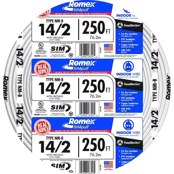 [ROMEX14/2ROLLO] ROMEX14/2ROLLO  WG ROMEX14/2 COIL-250"FEET 