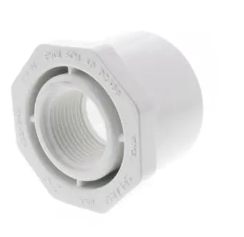438-249  2" x 1" PVC Schedule 40 Spigot x Female Bushing 