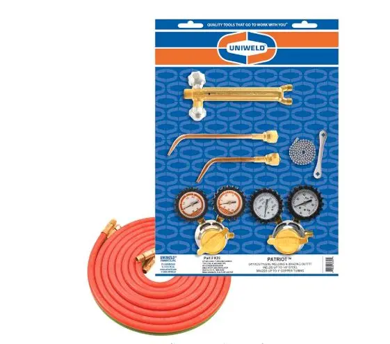 [K23] K23  OXYACETYLENE WELDING & BRAZING OUTFIT WELDS UP TO 1/8'' STEEL BRAZES UP 1'' COPPER TUBING