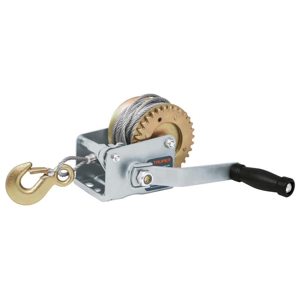 14720  Hand Winches w/Cable 1,200 Lbs bote