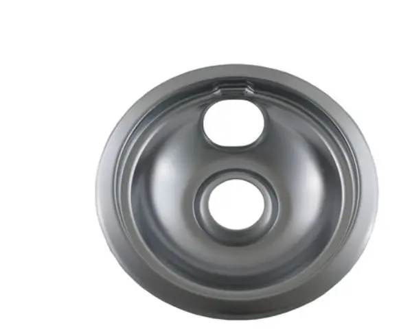 6 in Chrome Drip Pan for Electrolux and Frigidaire Ranges and Ovens-