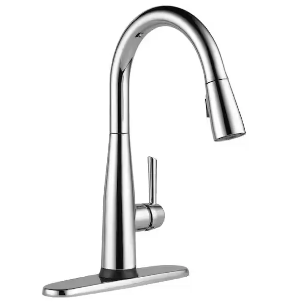 F69  PULL DOWN KITCHEN FAUCET BRUSHED NICKEL VALVE 