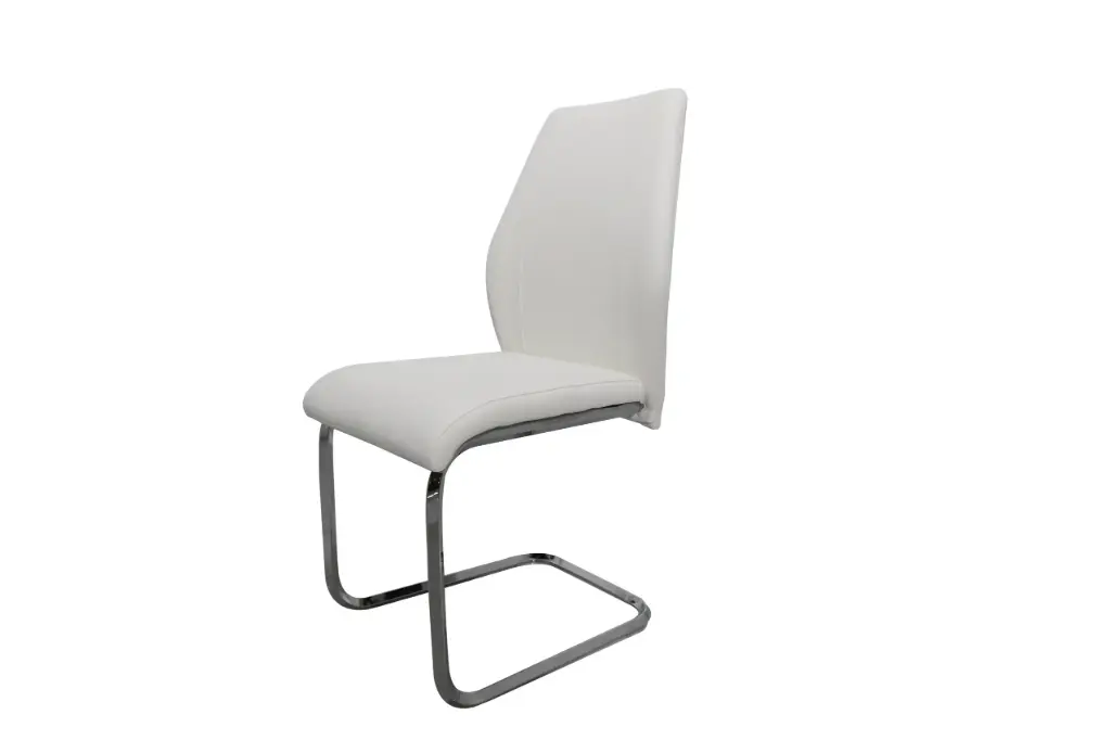 DINING CHAIR  CH2070  GOLD LEGS WHITE BLACK RED GREY PU  4CPS/1BOX