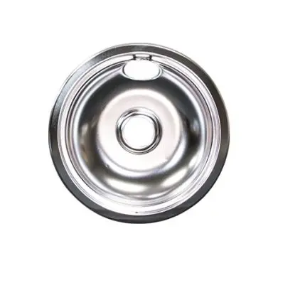 DP8413   8″  CHROME PAN  Ovens and Ranges Drip Pan Used on Electrolux and Frigidaire models  PLATO