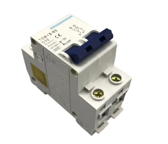 TOB1Z-63-2P  DZ47-63DC  DC Miniature Circuit Breaker   32A  1000V DC  2 Pole