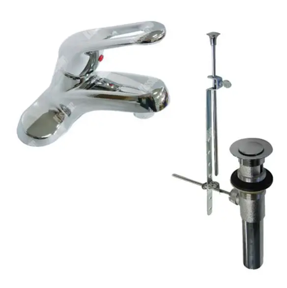 77-1631  SINGLE HANDLE LAVATORY FAUCET CHROME FINISH BRASS POP- UP