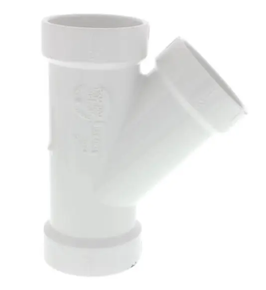 71040  4'' WYE PVC DWV  Y 